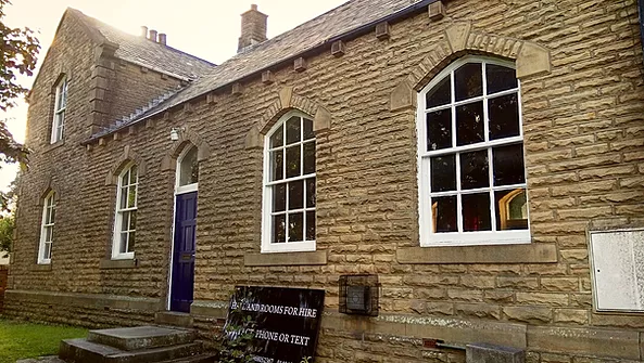 View of the front door of Bradford Subud Hall